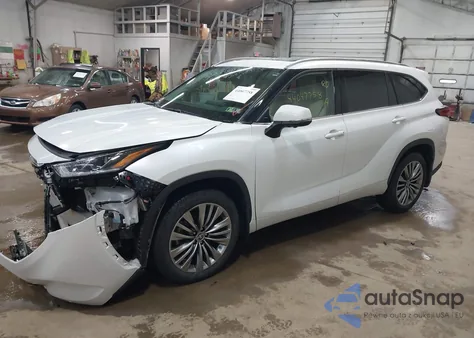2023 Toyota Highlander Platinum from USA, damaged, VIN 5TDKDRBH6PS001567